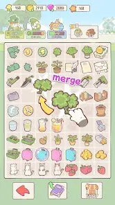 Cat Merge Garden: Cat Game & Idle Game screenshot 2