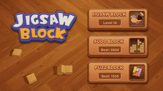 Jigsaw Wood Block Puzzle screenshot 1