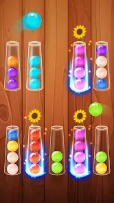 Color Ball Sort Wooden Puzzle screenshot 5