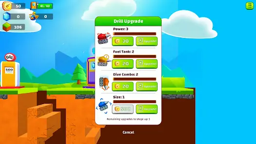 Ground Digger: Lava Cave Drill screenshot 7