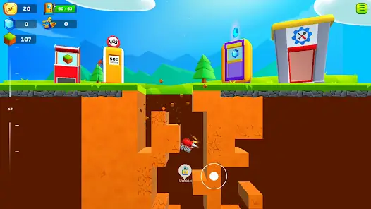 Ground Digger: Lava Cave Drill screenshot 6