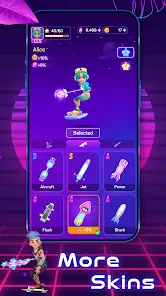 Rainbow Surfer: Color Duel screenshot 2