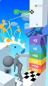 Gun Sprint: The Running Game of the Bouncing Gun screenshot 6