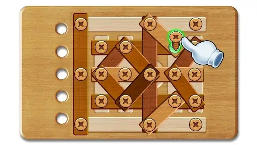 Nuts Bolt Wood Puzzle Game screenshot 6