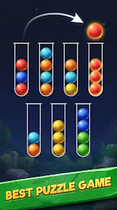 Ball Sort Puzzle – Egg Sort screenshot 1