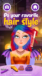 Hair Salon : Halloween Stylish screenshot 1